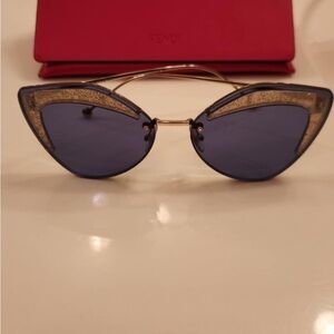 Fendi Women's Cat-Eye Sunglasses - Blue